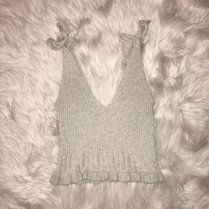 Boohoo Knit Tie Straps